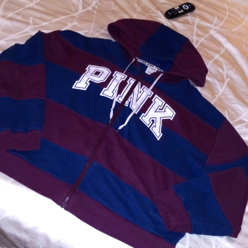VS PINK FULL ZIP HOODIE